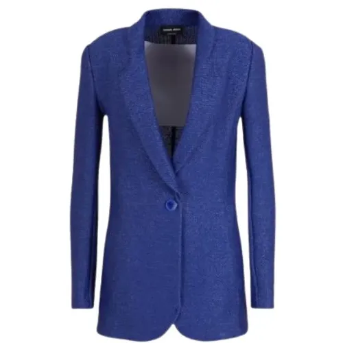 Jacquard Jacket , female, Sizes: 2XS - Giorgio Armani - Modalova