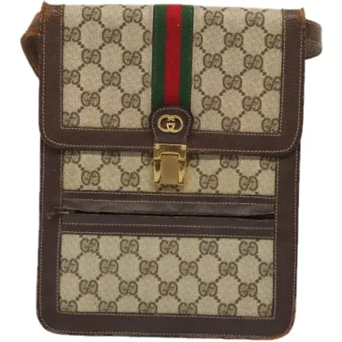 Pre-owned Canvas shoulder-bags , female, Sizes: ONE SIZE - Gucci Vintage - Modalova