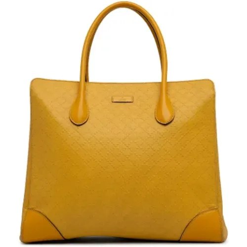 Pre-owned Leather totes , female, Sizes: ONE SIZE - Gucci Vintage - Modalova