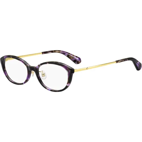 Ladanna/F Violet Havana Eyewear Frames , female, Sizes: 52 MM - Kate Spade - Modalova
