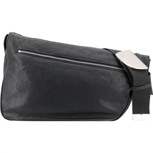Equestrian Knight Design Leather Shoulder Bag , male, Sizes: ONE SIZE - Burberry - Modalova