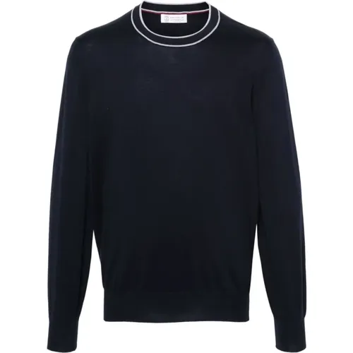 Sweaters for Men , male, Sizes: M - BRUNELLO CUCINELLI - Modalova