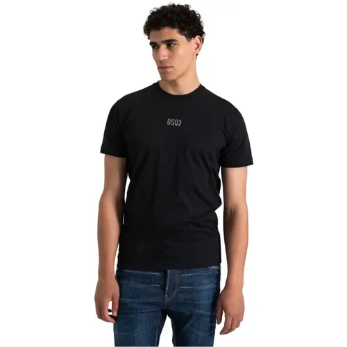 Baumwoll T-Shirt , Herren, Größe: M - Dsquared2 - Modalova