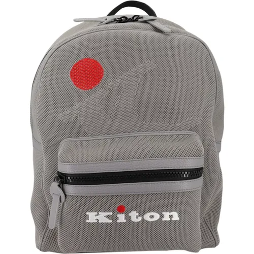 Backpack , male, Sizes: ONE SIZE - Kiton - Modalova