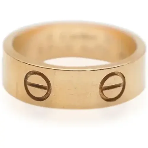 Pre-owned Gold rings , female, Sizes: ONE SIZE - Cartier Vintage - Modalova