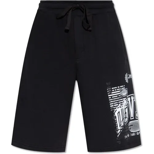 Printed shorts , male, Sizes: M - Dolce & Gabbana - Modalova