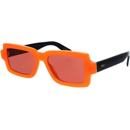 Geometric Retro Sunglasses Bordeaux , unisex, Sizes: 54 MM - Retrosuperfuture - Modalova