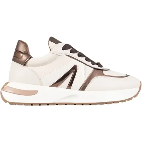 Bronze Cream Runner Shoe , female, Sizes: 4 UK, 3 UK, 6 UK, 5 UK, 7 UK, 8 UK, 2 UK - Alexander Smith - Modalova