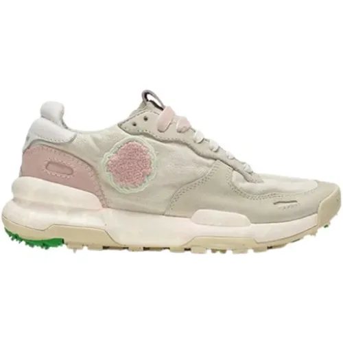 Jungle Leaf Sneakers - Chacrona Cream , female, Sizes: 6 UK - Satorisan - Modalova