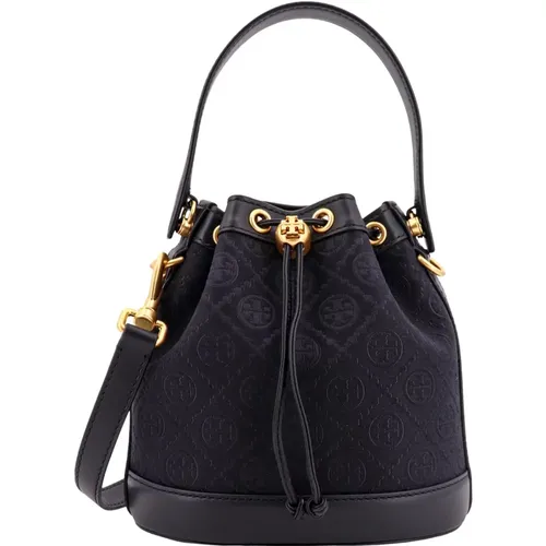 T Monogram Bucket Bag , female, Sizes: ONE SIZE - TORY BURCH - Modalova