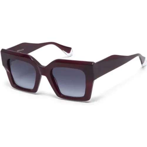 Kendall Burgundy Sunglasses , female, Sizes: 51 MM - Gigi Studios - Modalova