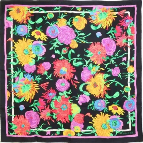 Pre-owned Silk scarves , female, Sizes: ONE SIZE - Gucci Vintage - Modalova