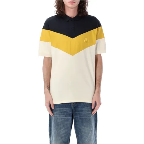 Mens Clothing T-Shirts Polos Yellow Ss24 , male, Sizes: M, S - Isabel marant - Modalova