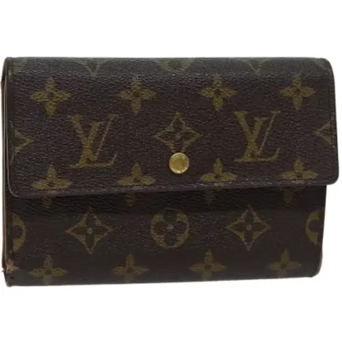 Pre-owned Canvas wallets , female, Sizes: ONE SIZE - Louis Vuitton Vintage - Modalova