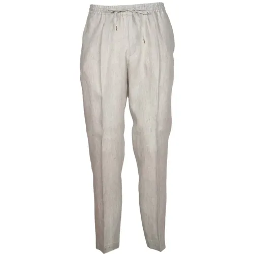 Slim-fit Trousers , male, Sizes: W40, W35, W34, W38, W36, W32 - Briglia - Modalova