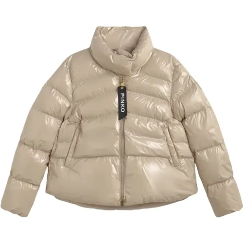 Glänzende Mirco Caban Steppjacke - pinko - Modalova