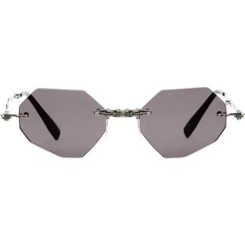 Women's Accessories Sunglasses Grey Ss24 , female, Sizes: 51 MM - Kuboraum - Modalova