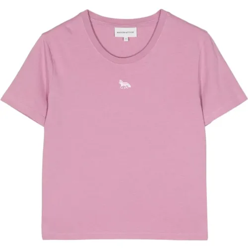 Fox Motif T-shirt , female, Sizes: S - Maison Kitsuné - Modalova