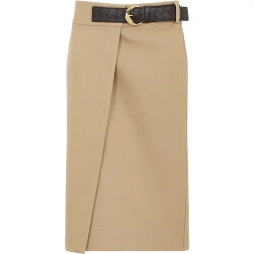 Neutral Skirts Aw24 , female, Sizes: S - Bottega Veneta - Modalova