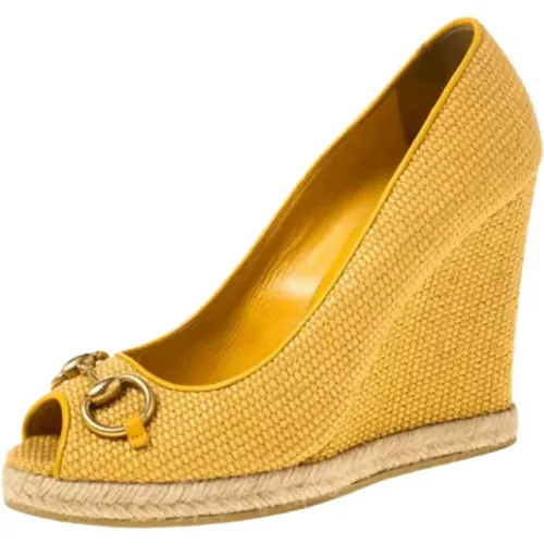 Pre-owned Rattan heels - Gucci Vintage - Modalova
