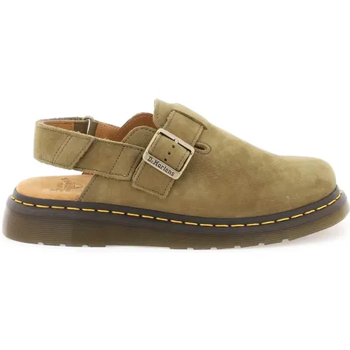 Verstellbare Riemen Nubuk Clogs - Dr. Martens - Modalova