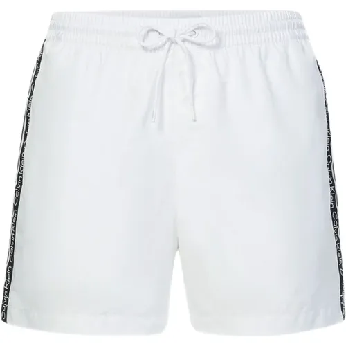 Contrast Logo Swim Shorts , male, Sizes: S - Calvin Klein - Modalova