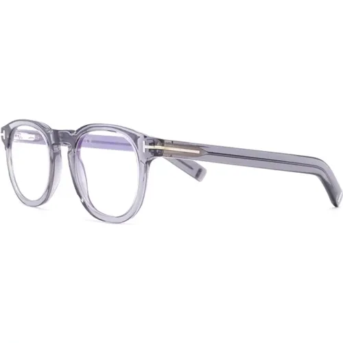 Graue optische Brille, vielseitig und stilvoll , Herren, Größe: 48 MM - Tom Ford - Modalova