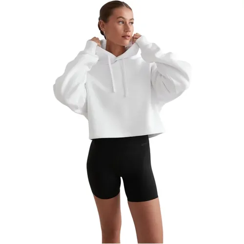 Weiße Cropped Hoodie Aim'n - Aim'n - Modalova