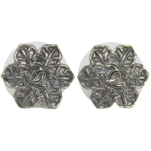 Pre-owned Metal earrings , female, Sizes: ONE SIZE - Chanel Vintage - Modalova