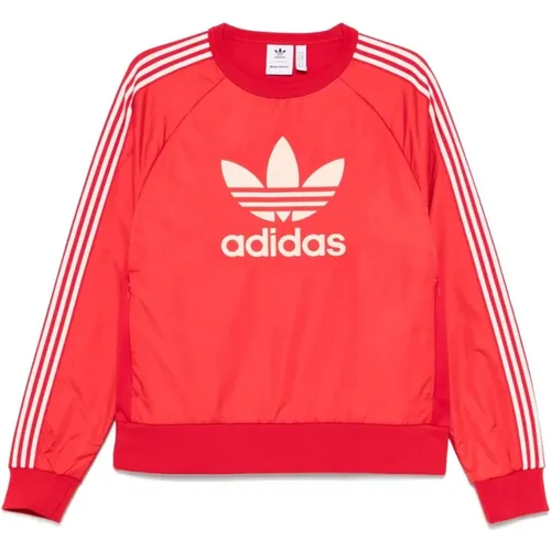 Nylon Crew Sweatshirt - adidas Originals - Modalova