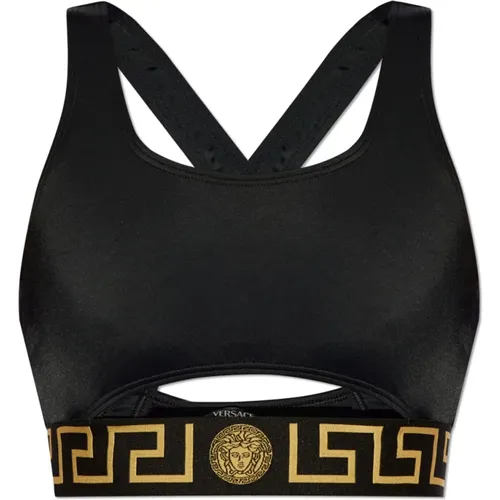 Badeanzugoberteil , Damen, Größe: L - Versace - Modalova