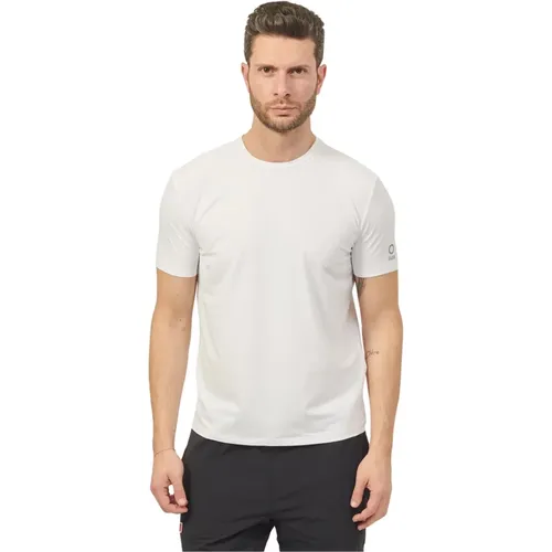 T-shirt with technical fabric , male, Sizes: L, 2XL, XL, M - Suns - Modalova