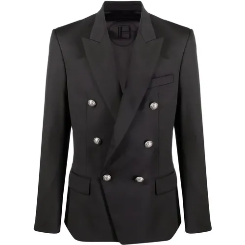 Wool Blazer Jacket , male, Sizes: XL, L - Balmain - Modalova