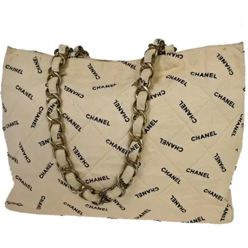 Pre-owned Canvas shoulder-bags , female, Sizes: ONE SIZE - Chanel Vintage - Modalova