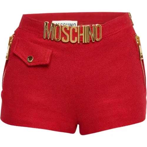 Pre-owned Cotton bottoms , female, Sizes: S - Moschino Pre-Owned - Modalova