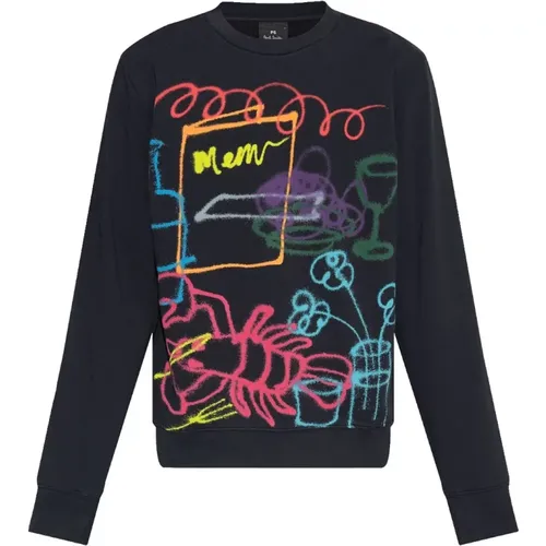 Abstraktes Muster Pullover Schwarz - Paul Smith - Modalova