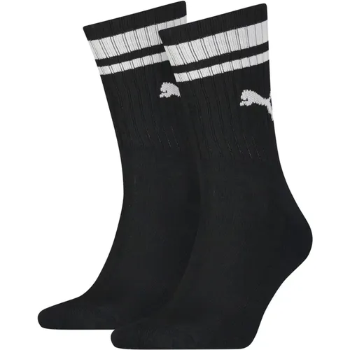 Crew Heritage Stripe 2Pack Socken , unisex, Größe: XS - Puma - Modalova