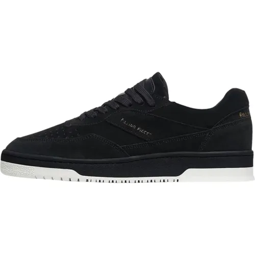 Ace Suede Jet , male, Sizes: 5 UK, 11 UK, 9 UK, 6 UK, 7 UK, 8 UK, 12 UK, 10 UK, 4 UK - Filling Pieces - Modalova