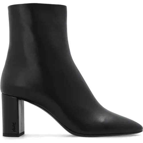 ‘Lou’ Stiefeletten mit Absatz - Saint Laurent - Modalova