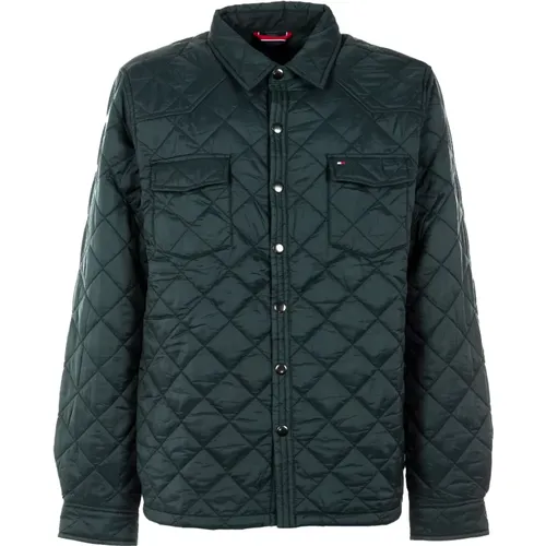 Herren Winterjacke Grün Outlet - Tommy Hilfiger - Modalova