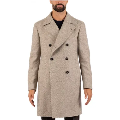 Men Coat by , male, Sizes: L - Tagliatore - Modalova