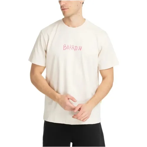 Kurzarm T-Shirt , Herren, Größe: XL - Barrow - Modalova