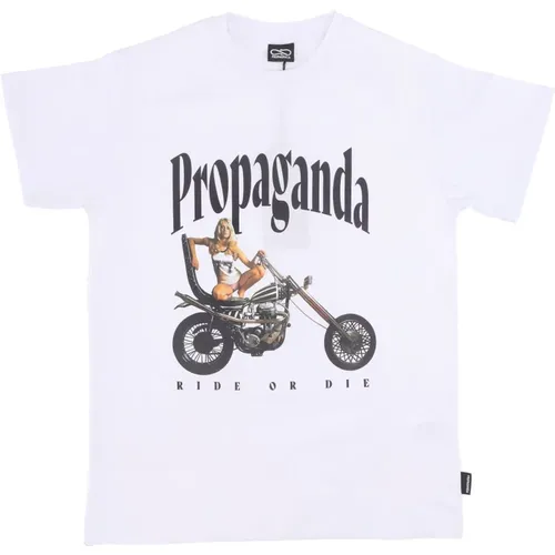 Ride or Die Tee - Streetwear Kollektion , Herren, Größe: XL - Propaganda - Modalova