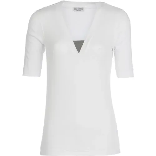 Camiseta Stylisches T-Shirt - BRUNELLO CUCINELLI - Modalova