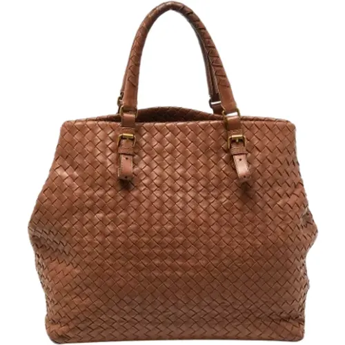 Pre-owned Leather totes , female, Sizes: ONE SIZE - Bottega Veneta Vintage - Modalova