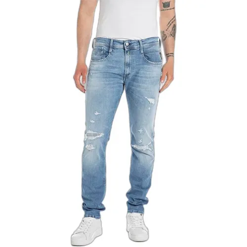 Slim-fit Jeans , Herren, Größe: W31 L32 - Replay - Modalova