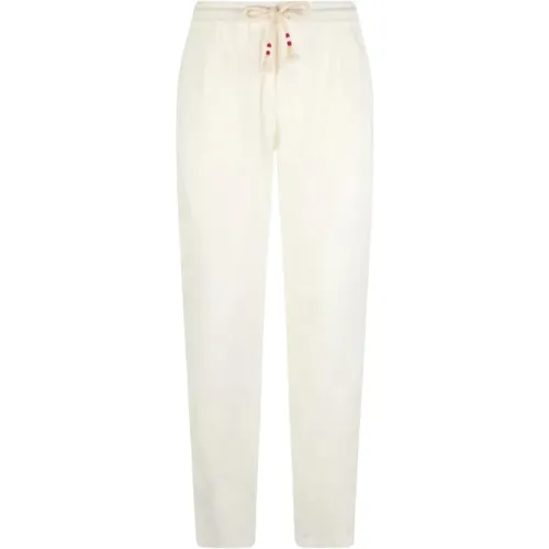Linen Trousers 01520F Caa0001 - Saint Barth , male, Sizes: S, L, 2XL, M, XL - MC2 Saint Barth - Modalova