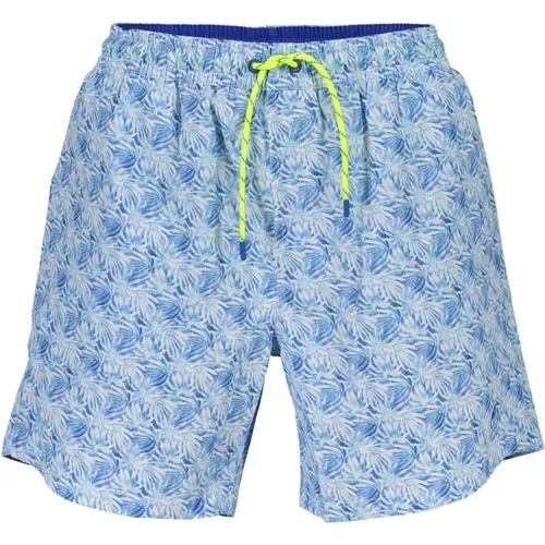 Blaue Herren Badehose Fantasy Boxer , Herren, Größe: 2XL - North Sails - Modalova