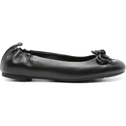 Flat Shoes with Bow Detailing , female, Sizes: 6 UK, 5 1/2 UK, 4 UK, 4 1/2 UK, 6 1/2 UK, 3 UK - Michael Kors - Modalova