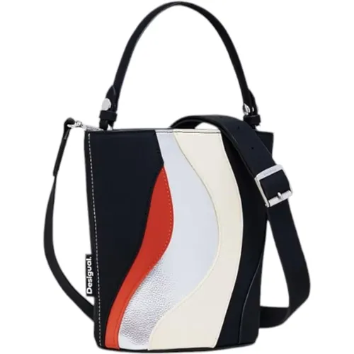 Damen Schultertasche, Kunstleder , Damen, Größe: ONE Size - Desigual - Modalova